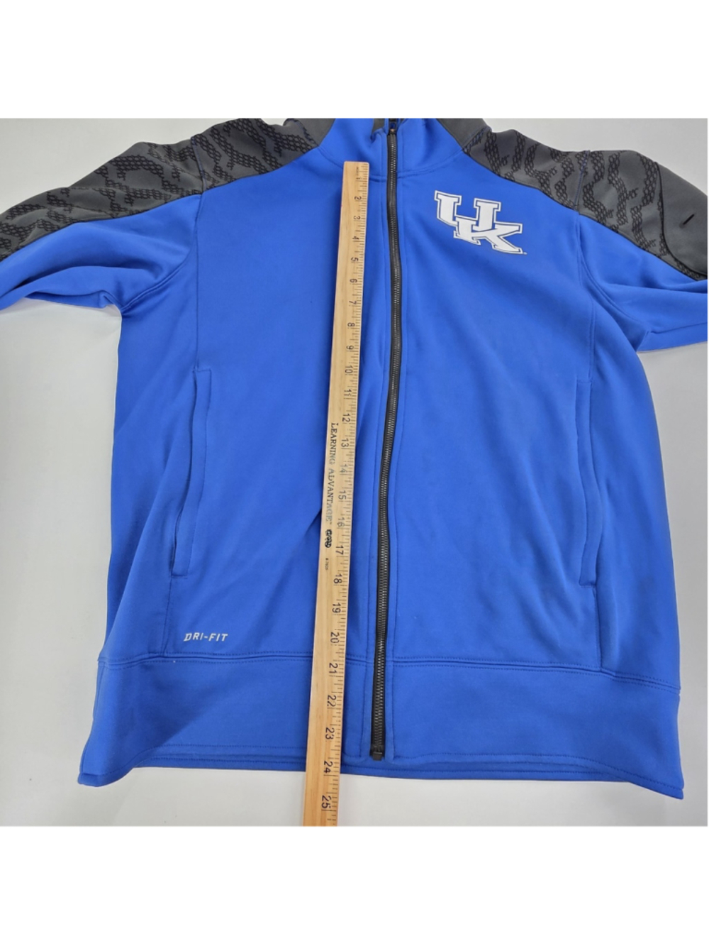 Y2K Nike Dri Fit Kentucky Wildcats Track Jacket Mens M Blue NCAA Full Zip - Picture 14 of 16